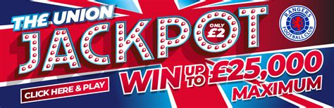 rangers union jackpot.